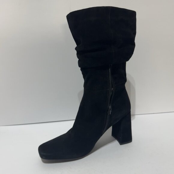 Steve Madden Womens Malaga Womens Black Suede Size 9 M - Picture 2 of 6
